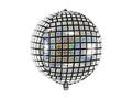 Globo de aluminio con forma de bola de discoteca, 40 cm