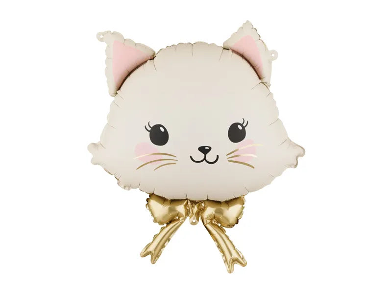 Globo de aluminio con forma de gato, 50x60 cm, surtido