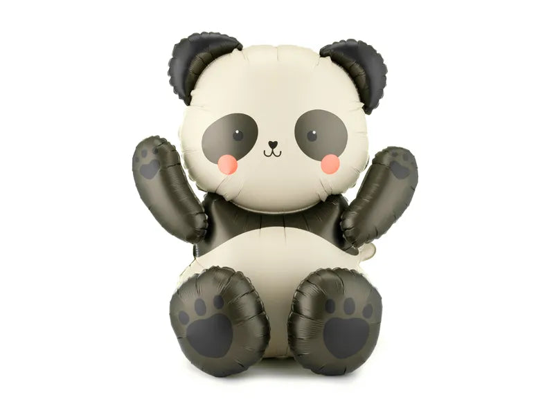 Globo de aluminio Panda, 68x72 cm, surtido
