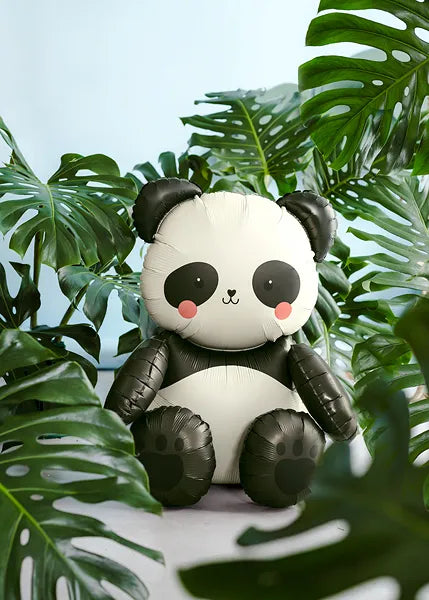 Globo de aluminio Panda, 68x72 cm, surtido