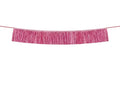 Guirnalda de flecos, rosa