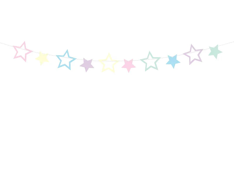 Guirnalda Unicornio - Estrellas, 1,4 m