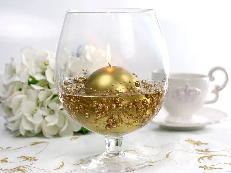 Guirnaldas de perlas, oro, 1,3 m