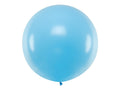 Globo redondo de 1 m, azul cielo - 1 unidad