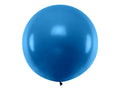 Globo redondo de 1 m, azul - 1 unidad