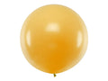 Globo redondo de 1 m, color oro metalizado 1 unidad