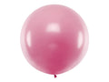 Globo redondo de 1 m, rosa claro metalizado 1 unidad