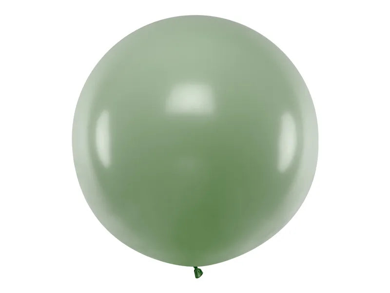 Globo redondo de 1 m, color verde romero 1 unidad