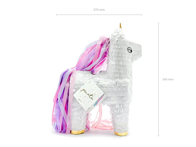 Piñata - Unicornio, 24,5 x 34 x 9 cm