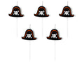 Velas de cumpleaños con temática de piratas, 2 cm