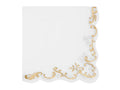 Servilletas decorativas, 33x33 cm, blancas