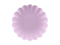 Platos de plástico Frill, 22 x 22 cm, violeta