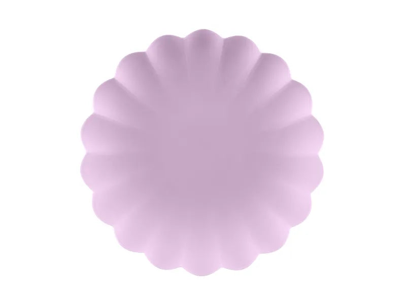 Platos de plástico Frill, 22 x 22 cm, violeta