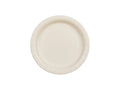 Platos de papel, color beige, 18 cm