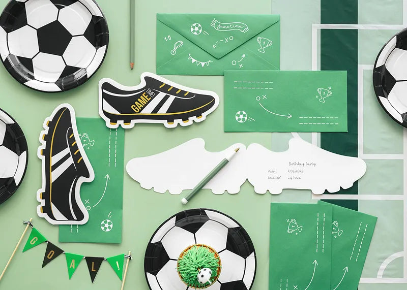 Invitaciones Fútbol - Zapato, mezcla