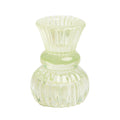 Portavelas pequeño de cristal VERDE
