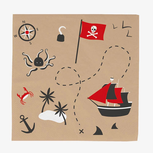 Servilletas - pirata