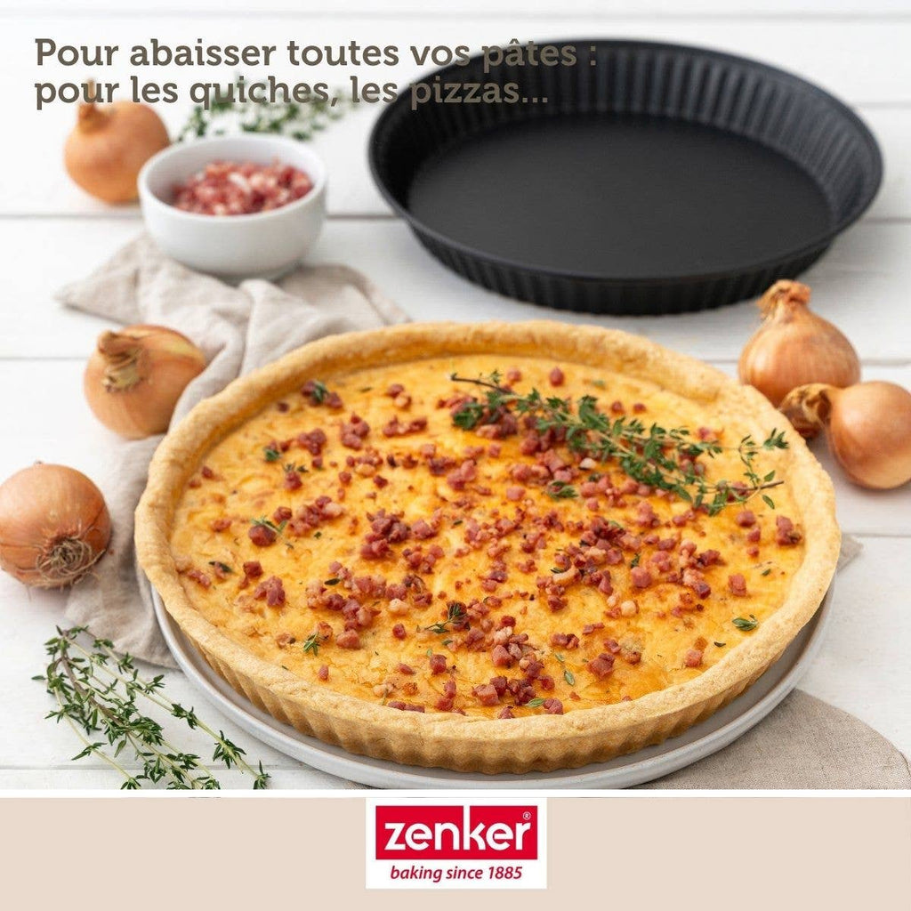 Rodillo de madera FSC Zenker para repostería, 35 cm