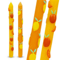 Velas para cena llamativas de frutas de verano, paquete de 2