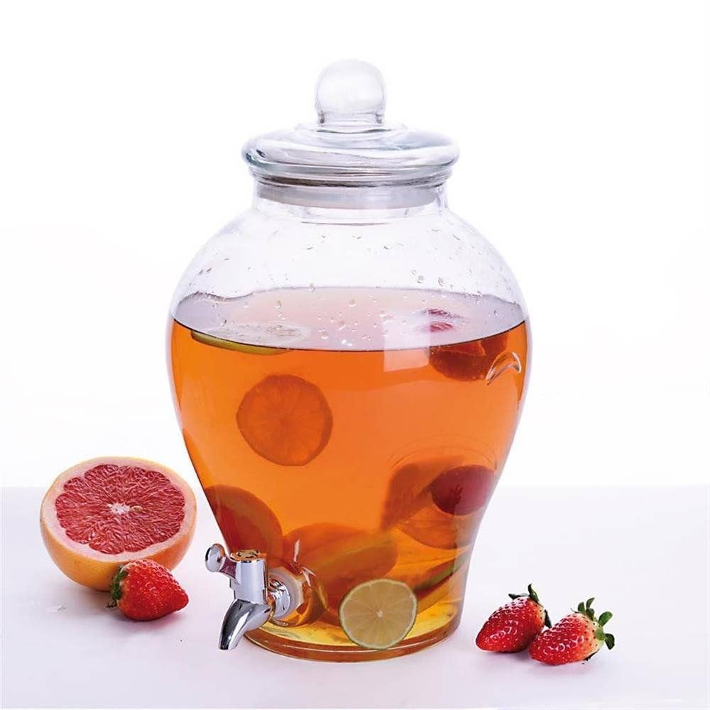 Dispensador con Grifo de Vidrio 6,5 l