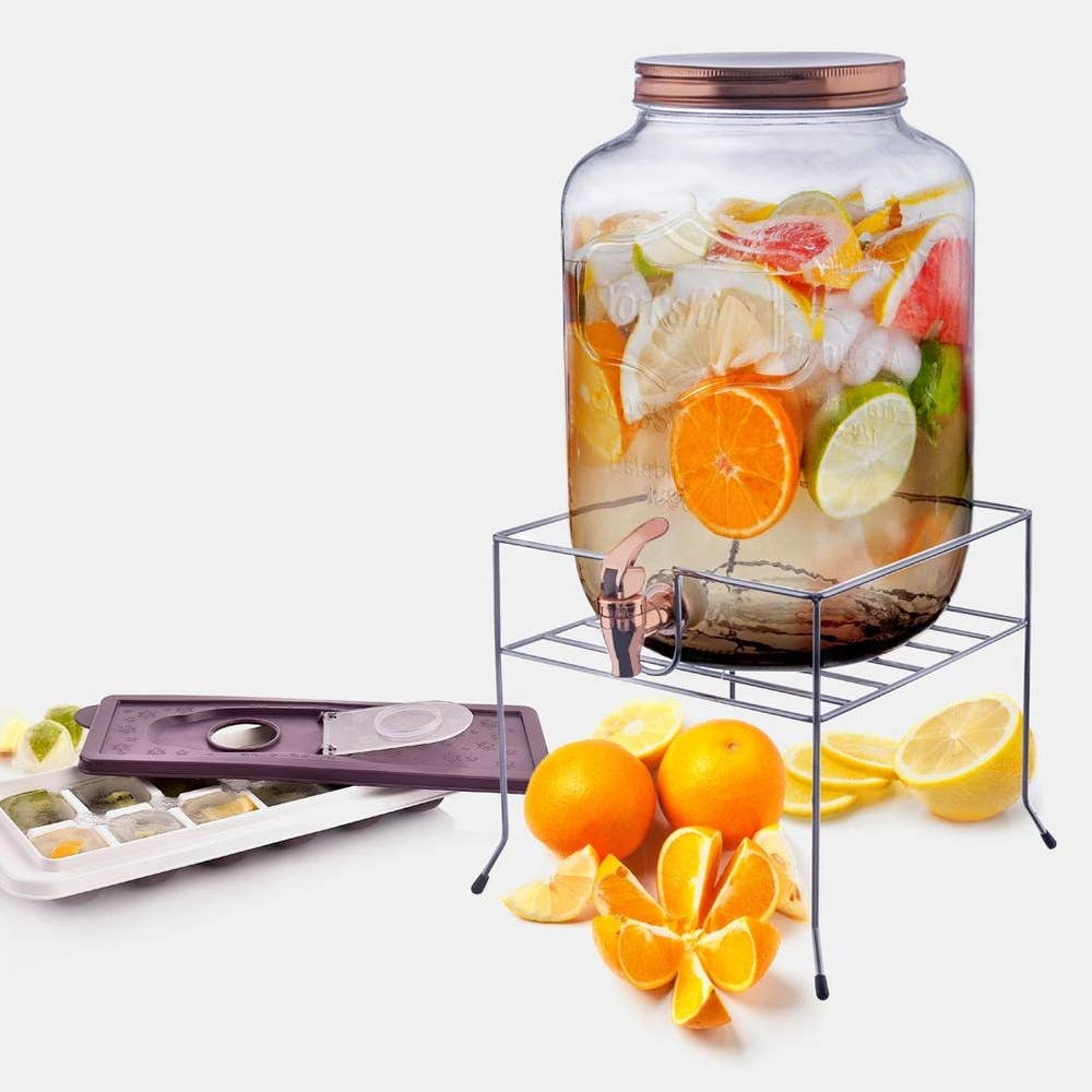 Dispensador con Grifo de Vidrio 8,8 l