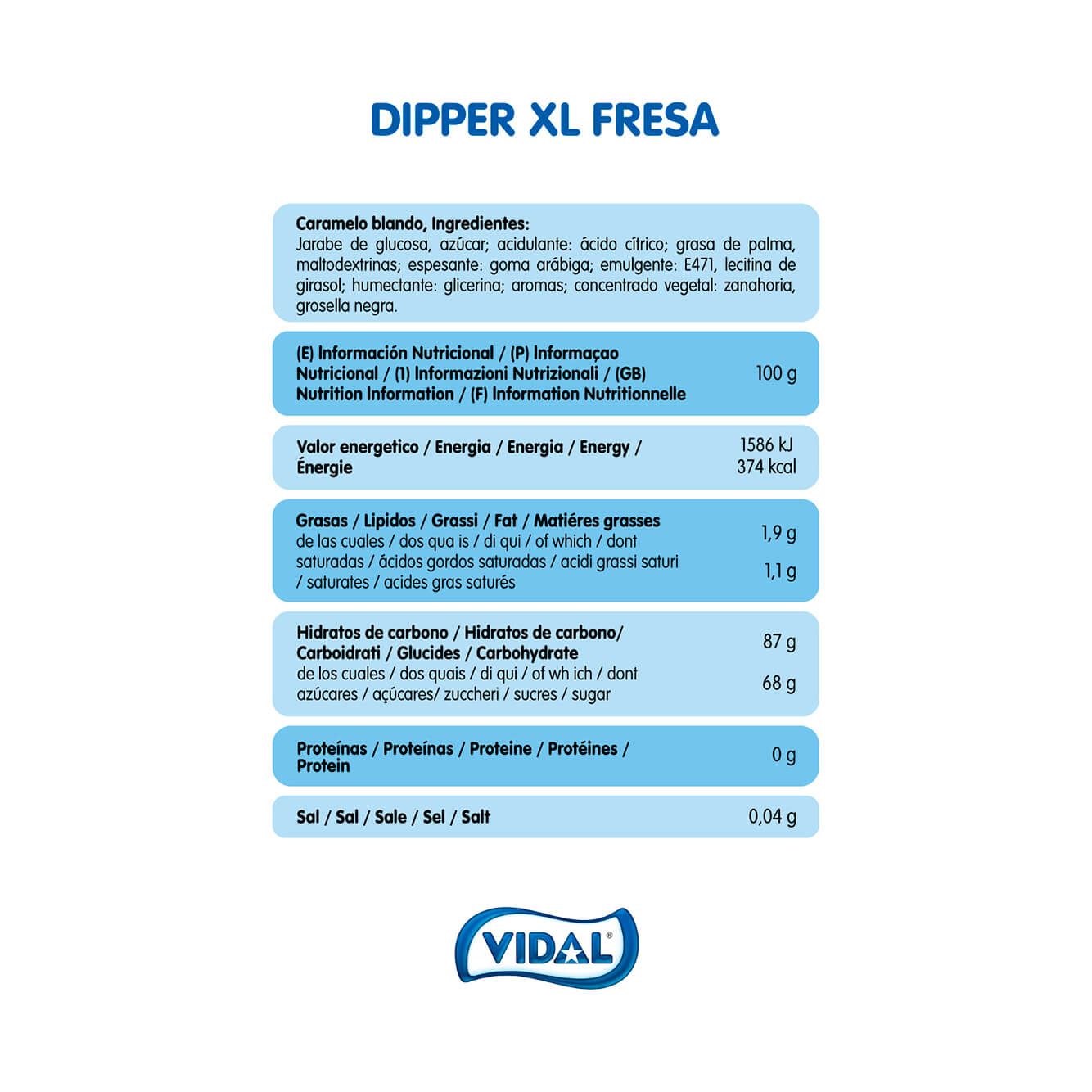 Dipper XL Fresa -  1 unidad 10,5 gr