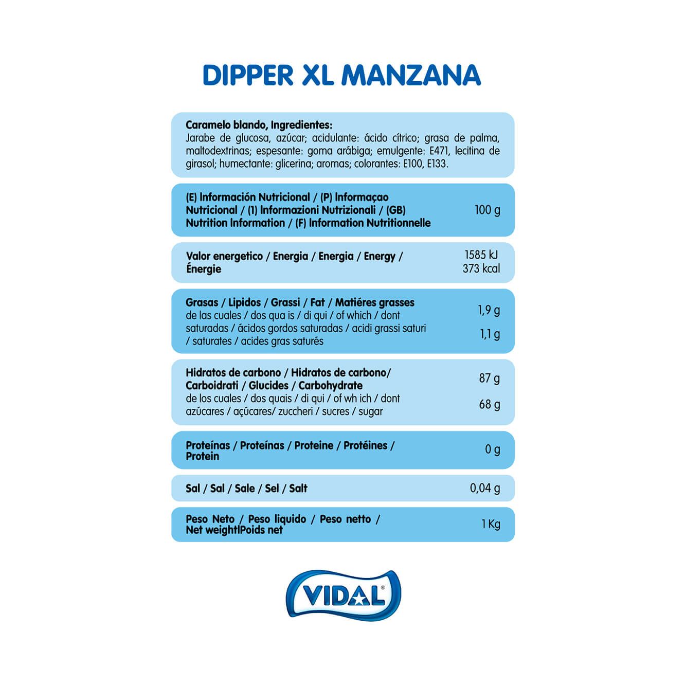 Dipper XL Manzana -  1 unidad 10,5 gr