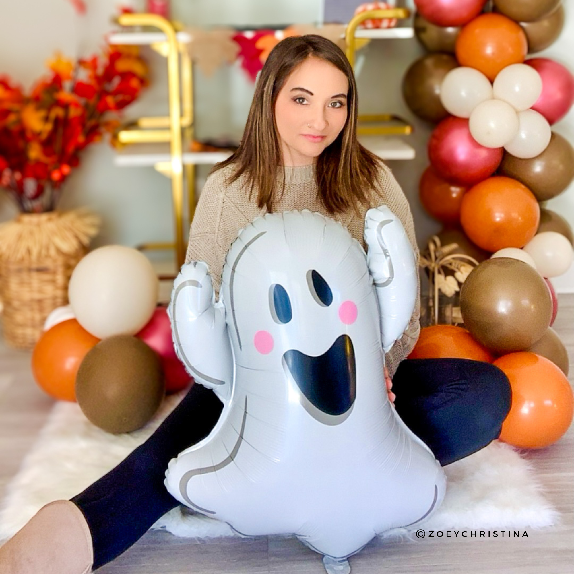 Globo con forma de fantasma de Spooky Specter, perfecto para Halloween y temática