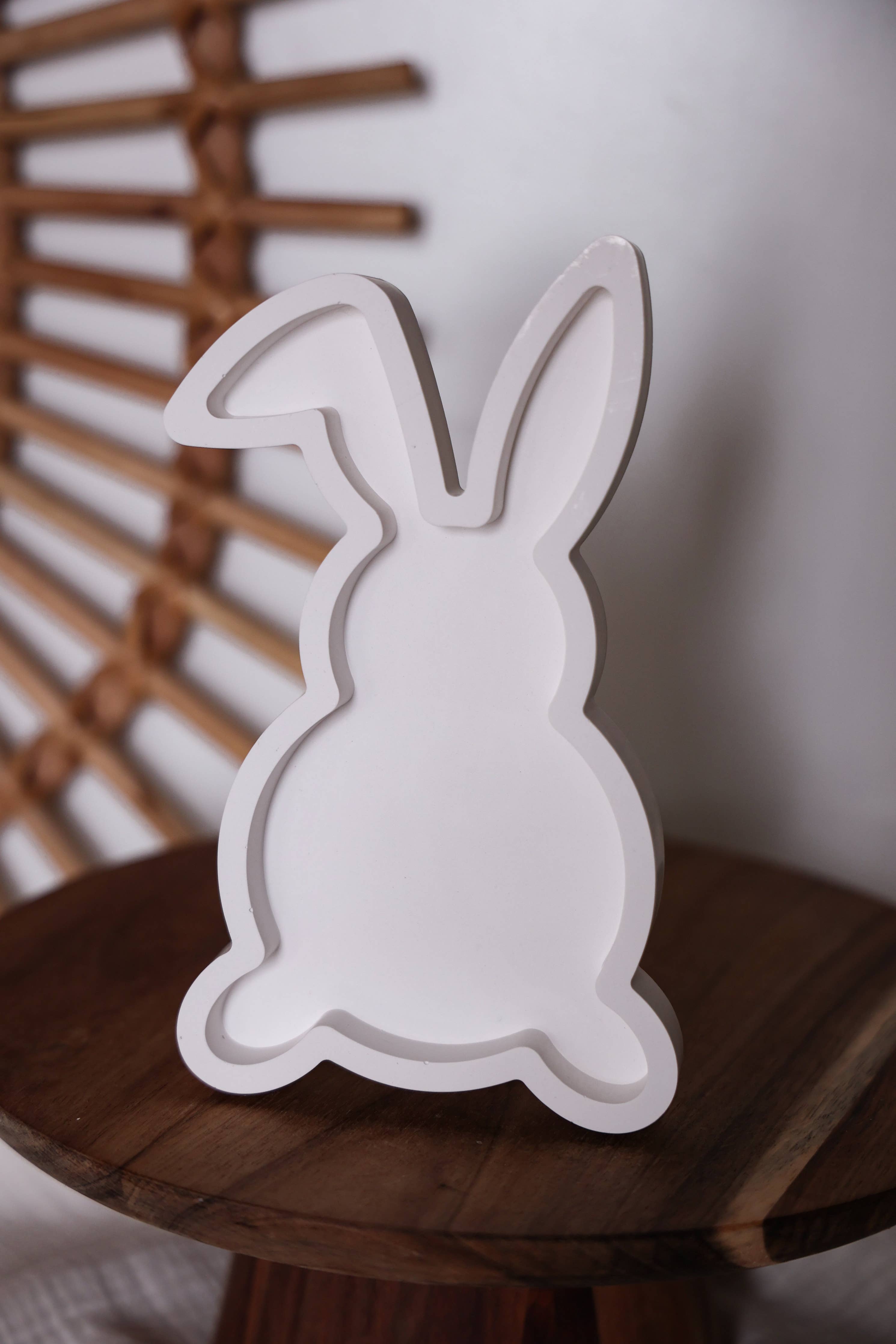 Bandeja de conejo de Pascua 21 cm 13,5 cm