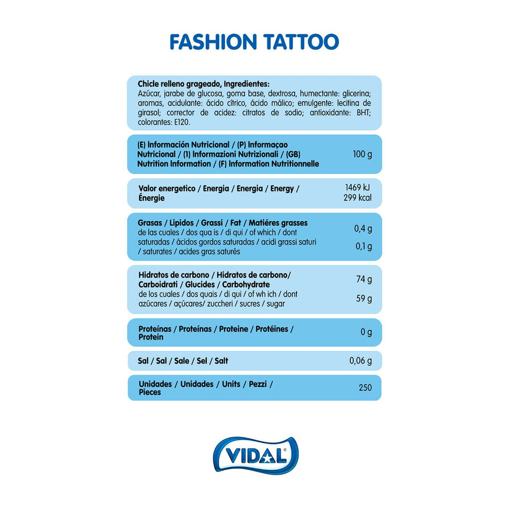 Chicle Fashion Tattoo unidad
