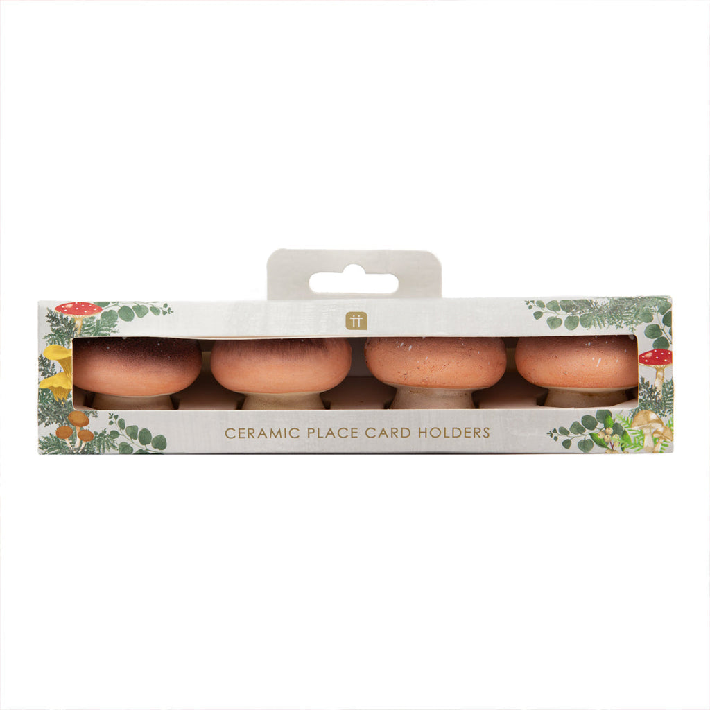 Tarjeteros marcasitios de ceramica - Paquete de 4