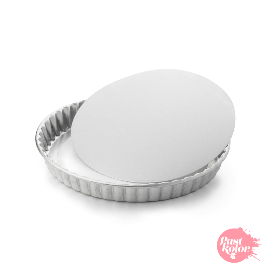MOLDE DE ALUMINIO DESMONTABLE REDONDO (BORDE RIZADO) - Ø 28 CM