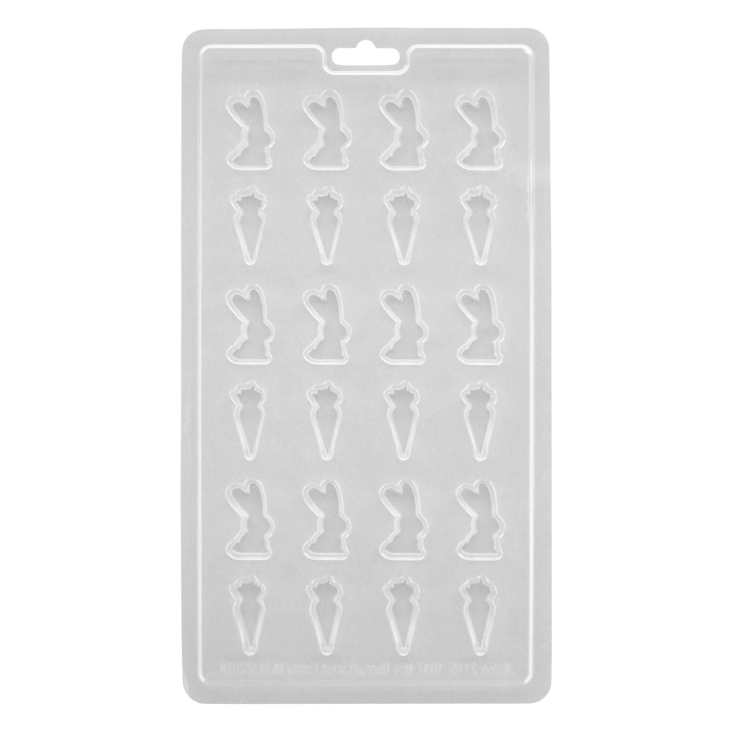 MOLDE PARA CHOCOLATE (3D) WILTON - CONEJOS Y ZANAHORIAS