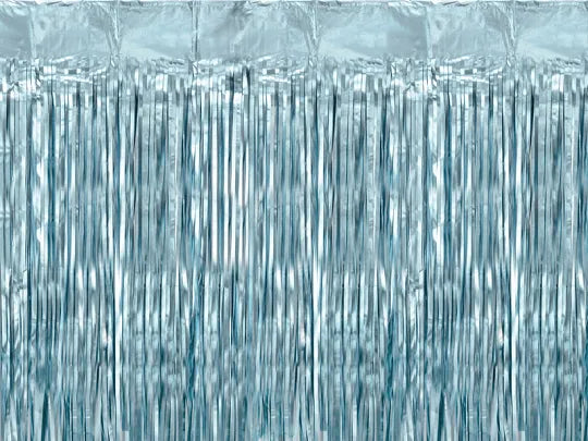 Cortina de fiesta, azul, 100x200cm