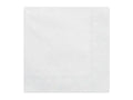 Servilletas de papel blancas, 33x33 cm.