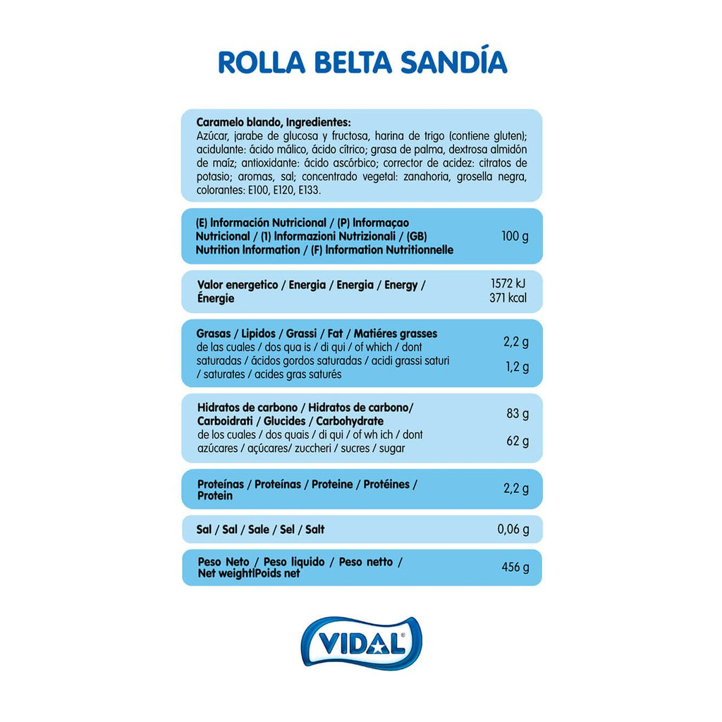 Rolla Belta Pica Sandía - unidad
