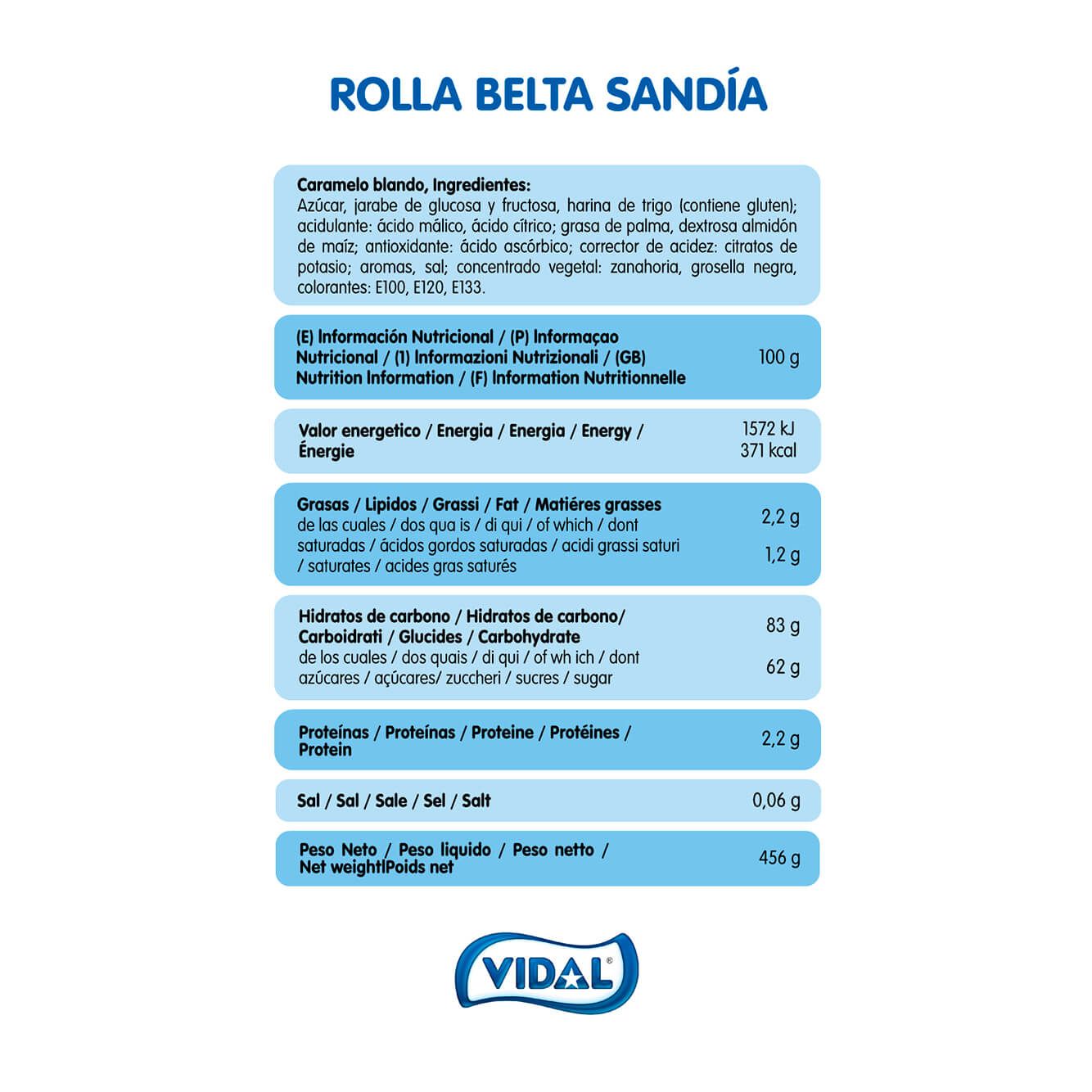 Rolla Belta Pica Sandía - unidad