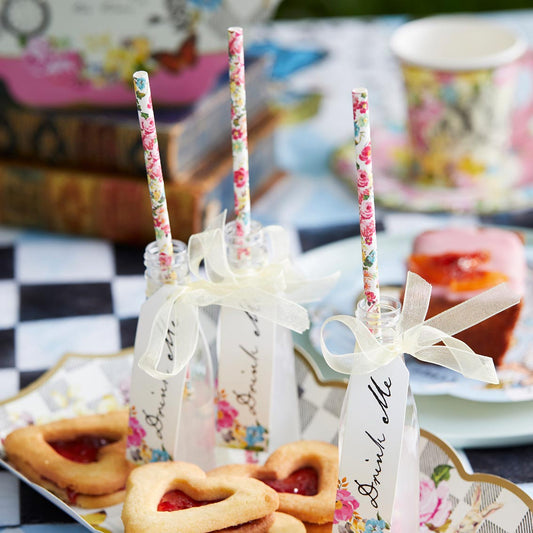 Botellas "Drink Me" de Alicia en el País de las Maravillas - Paquete de 6